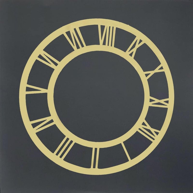 Agarwal Wooden Cut-Out Clock Frame (Ring) Design for Resin Art & Art & Craft 2MM (Golden Acrylic Roman 6 Inch)  - Image 4
