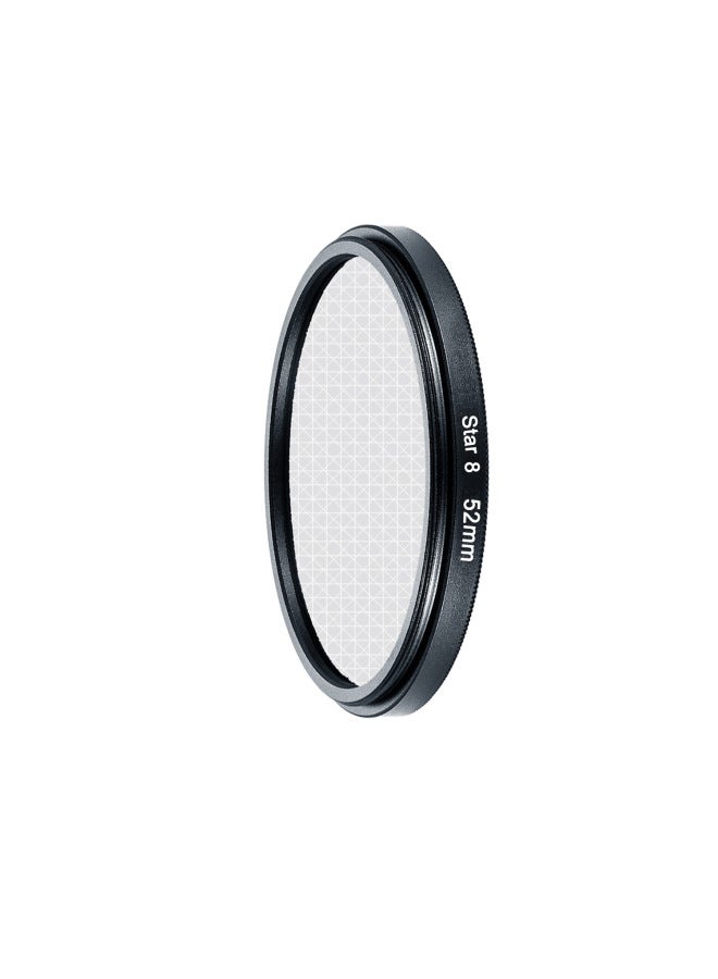 general Starlight Black Soft 1/4 1/8 Anti-light Damage Brushed Basket Brushed Gold Soft Mirror Hazy Mirror Camera Filter-Color:Starlight 4 Lines-46mm - Image 3