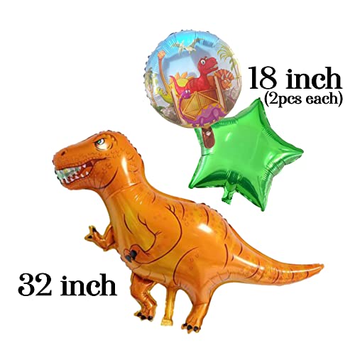 Atpata Funky Dinosaur Theme Happy Birthday Party Supplies Combo Kit for unisex Dino Theme Decorations (7th Birthday Combo) - Image 4