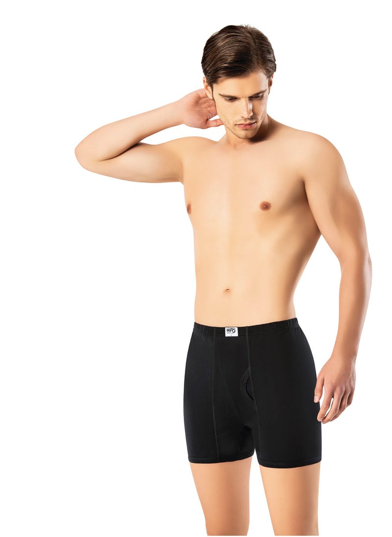 MFO MFO Boxer Made In Turkey 100% Cotton Black Colour  - Image 3