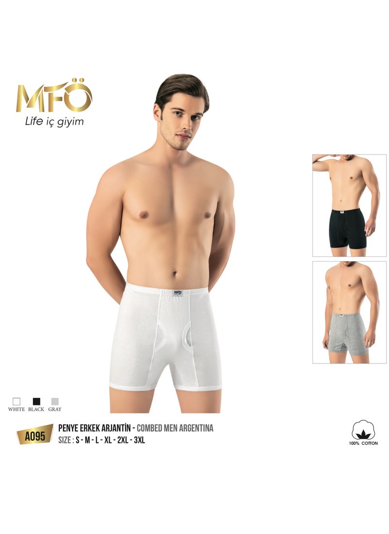 MFO MFO Boxer Made In Turkey 100% Cotton Black Colour  - Image 2