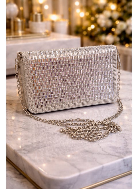 Women’s Small Clutch Wallet with Zipper – Elegant Hand & Shoulder Evening Bag for Special Occasions