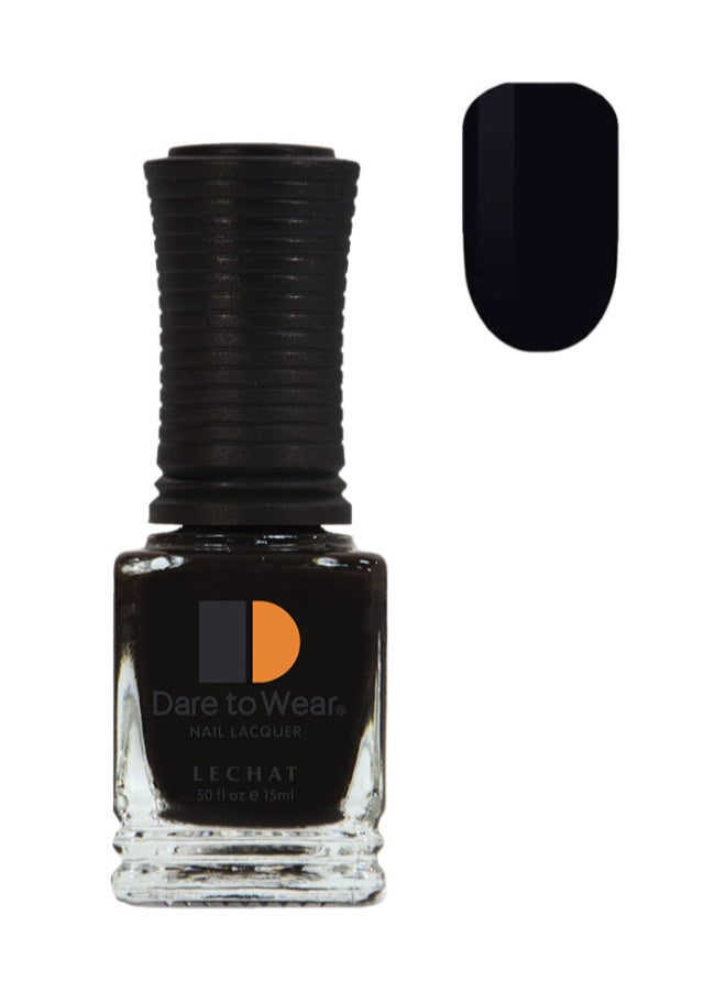 Lechat Nail Polish Super Shine Long Wear Lacquer Quick Drying Nail Color Resists Chips Fading Lasts Up To 3 Weeks Precise Application In One Stroke Nail Paint Black Velvet Dw30
