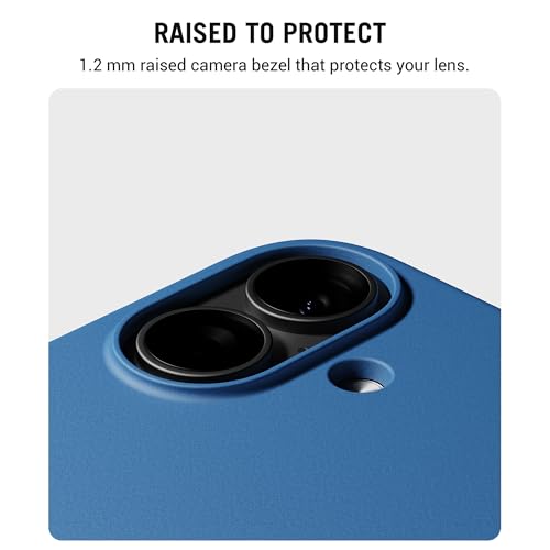 DailyObjects iPhone 17 Stack Classic Magnetic Case Cover | Compatible with Magsafe | Camera & Body Protection | Shock/Scratch Proof| Dual Hybrid Protection | Wireless Charging - Indigo Blue - Image 2
