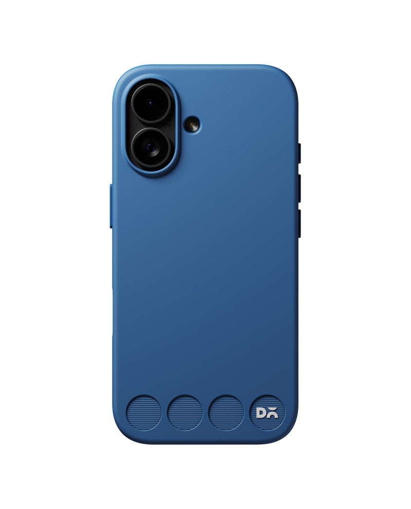 DailyObjects iPhone 17 Stack Classic Magnetic Case Cover | Compatible with Magsafe | Camera & Body Protection | Shock/Scratch Proof| Dual Hybrid Protection | Wireless Charging - Indigo Blue - Image 1