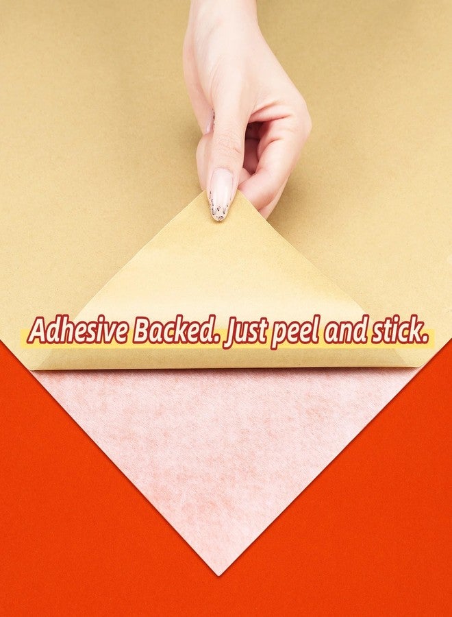 Decotalk Orange Velvet Peel and Stick Wallpaper Felt Fabric Wallpaper for Jewelry Box Drawer Liner 15.7x120 Inch Adhesive Felt Wall Paper Orange Contact Paper for Cabinets and Drawers - Image 2