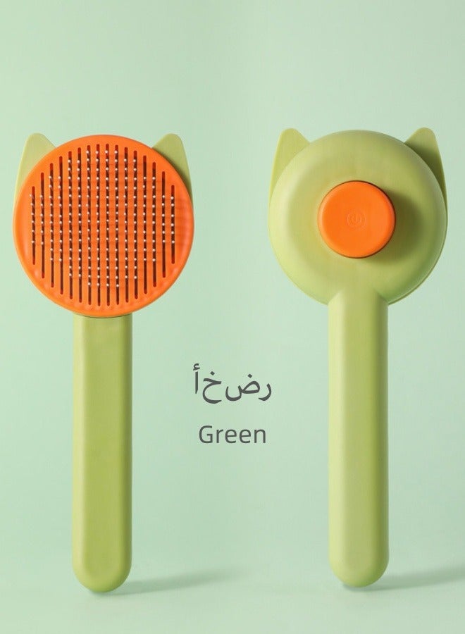 Generic 1PC Pet Self-Cleaning Grooming Brush Kit, Cat Grooming Kit For Cats With All Hair Types, Grooming Kit Beauty Kit Brush Nail Clippers for Pet, Pet Nail Clippers（color random）  - Image 3