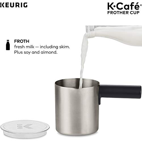 Keurig Works Non-Dairy Milk, Hot and Cold Frothing, Compatible K-Café Coffee Makers Only,34 ounce, Charcoal Frother - Image 4