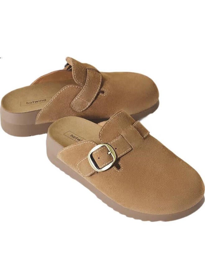 Hotwind Reef Spring New Women'S Platform Birkenstock-Style Shoes