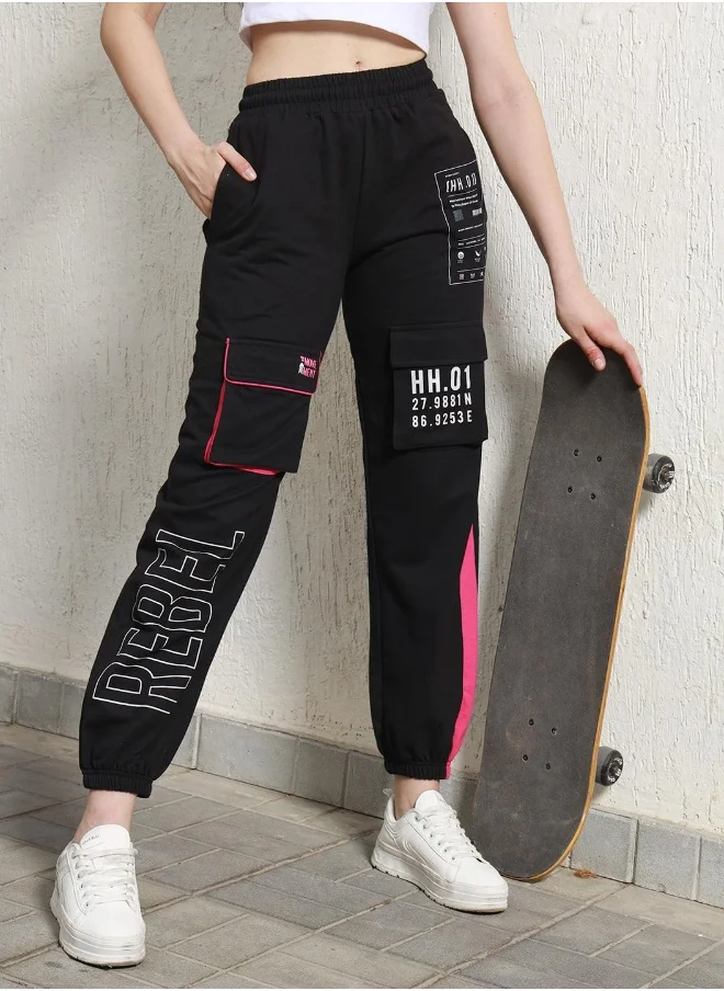 Hubberholme Black Pants For Women