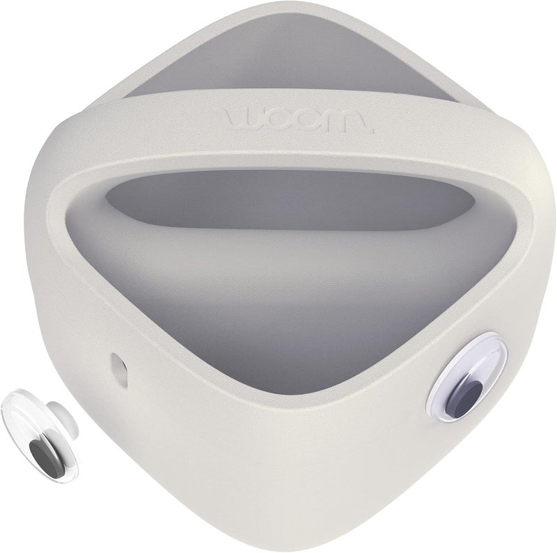 woom POP Kids Bike Basket - Lightweight BPA-Free EVA Front Handlebar Basket for Children’s Bikes - Pebble Grey - Image 5