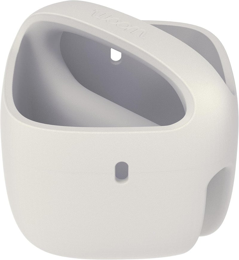 woom POP Kids Bike Basket - Lightweight BPA-Free EVA Front Handlebar Basket for Children’s Bikes - Pebble Grey - Image 3