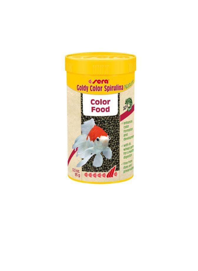 Sera Goldy Spirulina Nature Food For Large Gold Fish 95G