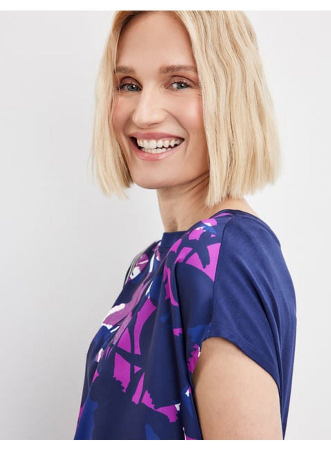GERRY WEBER Blouse top with a stretchy hem  - Image 3