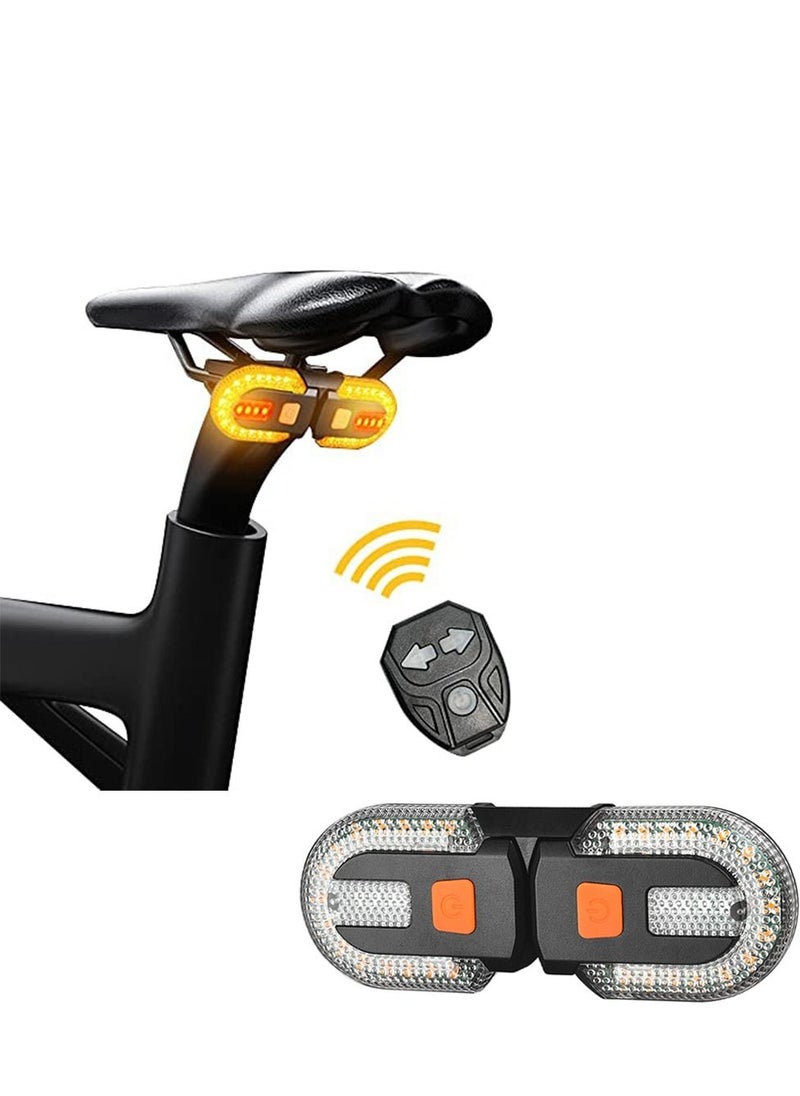 Y&D - Bike Turn Signals Bright Bicycle Front Back IPX5 Waterproof Wireless Remote Control Rear Light - Image 1