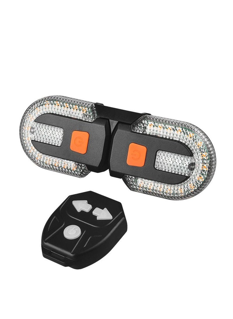 Y&D - Bike Turn Signals Bright Bicycle Front Back IPX5 Waterproof Wireless Remote Control Rear Light - Image 1