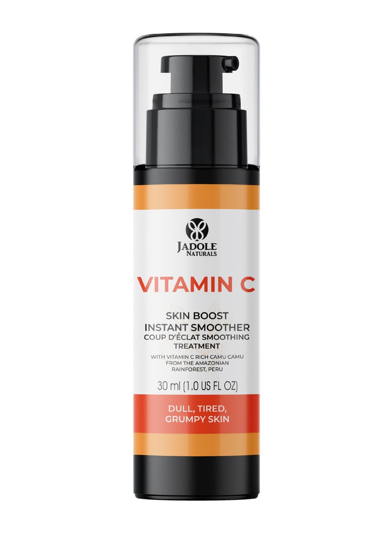 Jadole Naturals Vitamin C Skin Boost Instant Smoother - 30ml, Youthful Glow Toner for Face - Image 1