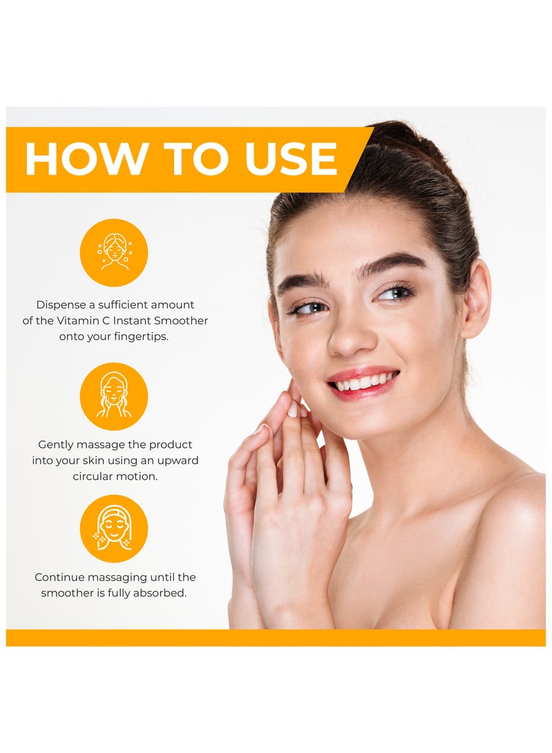 Jadole Naturals Vitamin C Skin Boost Instant Smoother - 30ml, Youthful Glow Toner for Face - Image 4