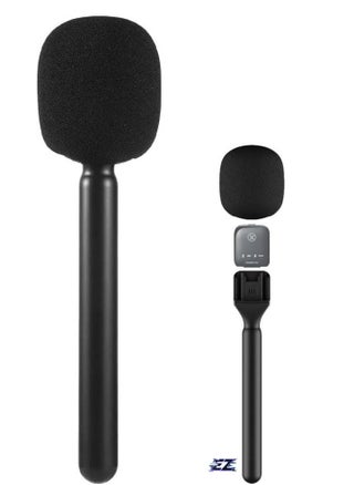 Microphone Handheld Adapter – Wireless Interview Lavalier Mic Adapter for DJI Mic 1/2, Rode Wireless GO II, Hollyland Lark, Synco G1 – Microphone Grip with Wind Protection for Osmo Pocket – Ideal for Professional Audio Recording & Interviews - pzsku/Z013FE437E9536FFE2DC3Z/45/_/1739006997/07946fbb-960a-41d9-aef6-061455155f65