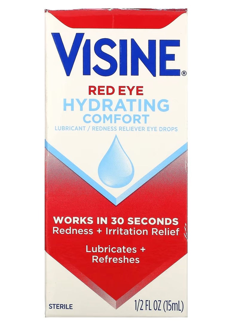 Visine Red Eye Hydrating Comfort Drops - Image 2