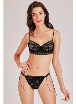 Magic Form 2216 Lace Bra without Sponge - Black  - Image 3