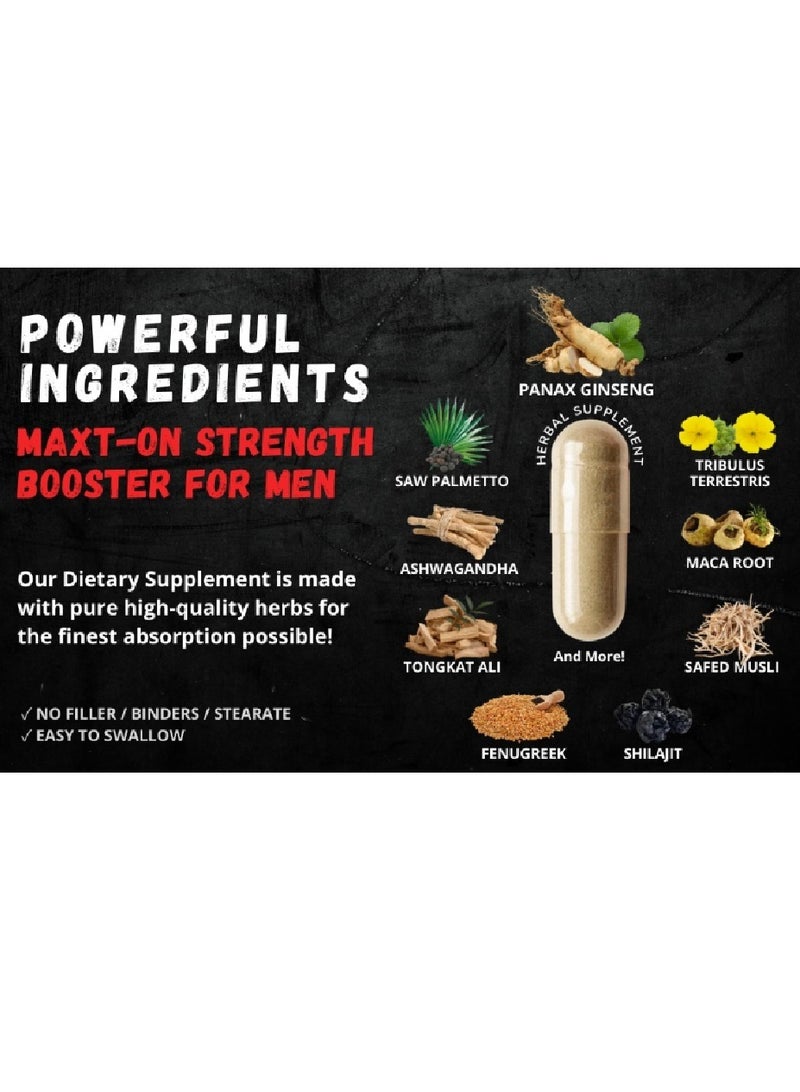 agobi Max T-ON Booster - 60 Vegan Capsules - Image 3