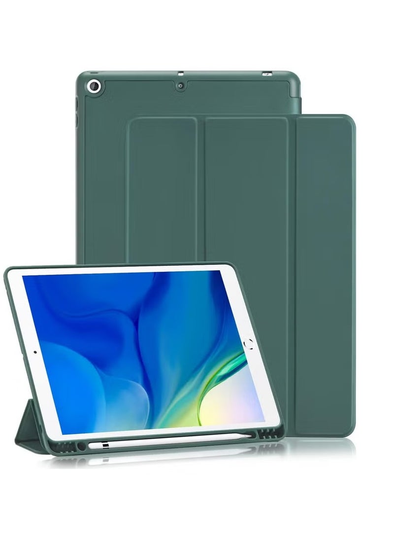 iPad 9th/8th/7th Generation Case (2021/2020/2019)  10.2-Inch Case with Pencil Holder  Slim Soft Smart Magnetic Stand Protective Cover Cases - Image 1