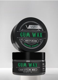 VIZO Vizo Professional GUM Hair Styling Wax for Medium Shine and Medium Hold 150ml  - Image 1
