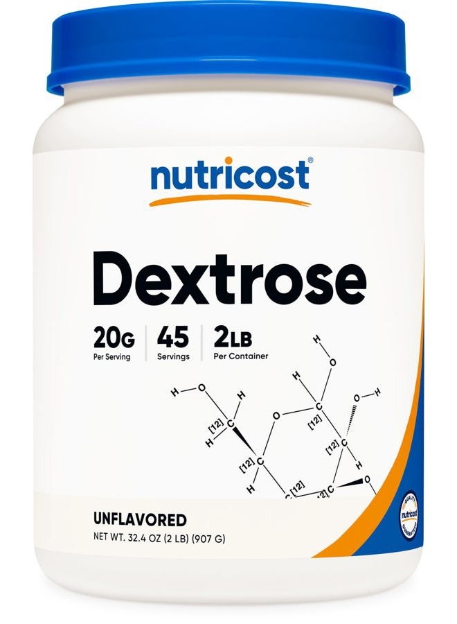 Nutricost Dextrose Powder 2 LBS - Non-GMO, Gluten Free - Image 1