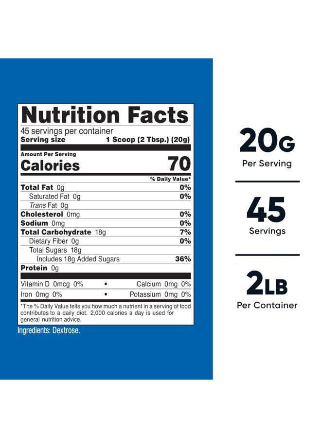Nutricost Dextrose Powder 2 LBS - Non-GMO, Gluten Free - Image 2