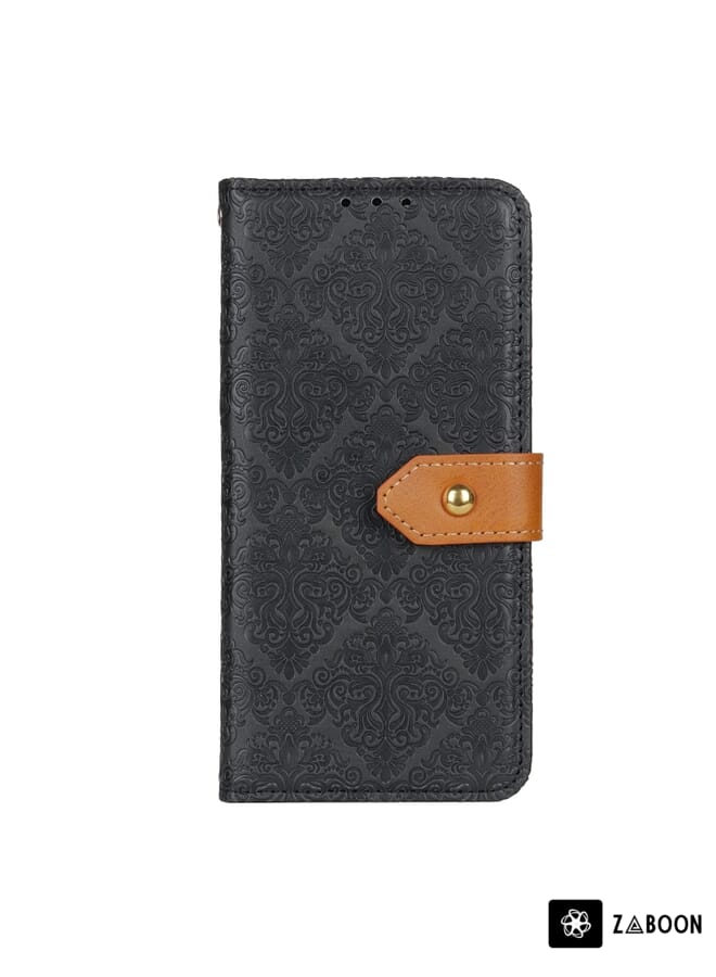 Zaboon Protective Case For Huawei nova 11 Pro 4G/nova 11 Ultra 4G European Floral Embossed Leather - Image 2