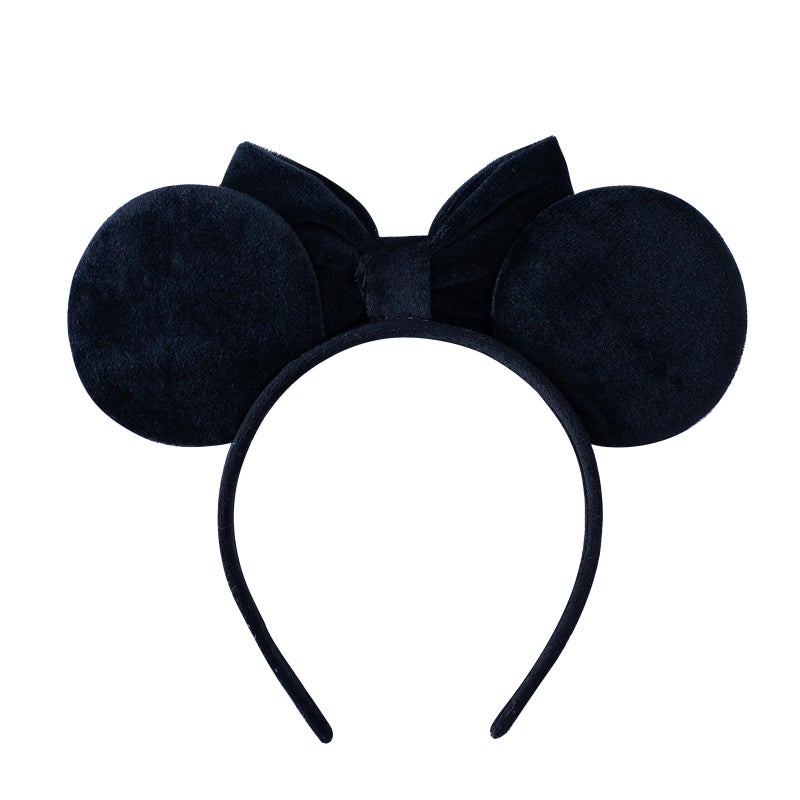 KARETT Mouse Ears Bow Headbands, Sparkle Ears Headband Girl Women Glitter Hair Band for Party Princess Decoration - Image 2
