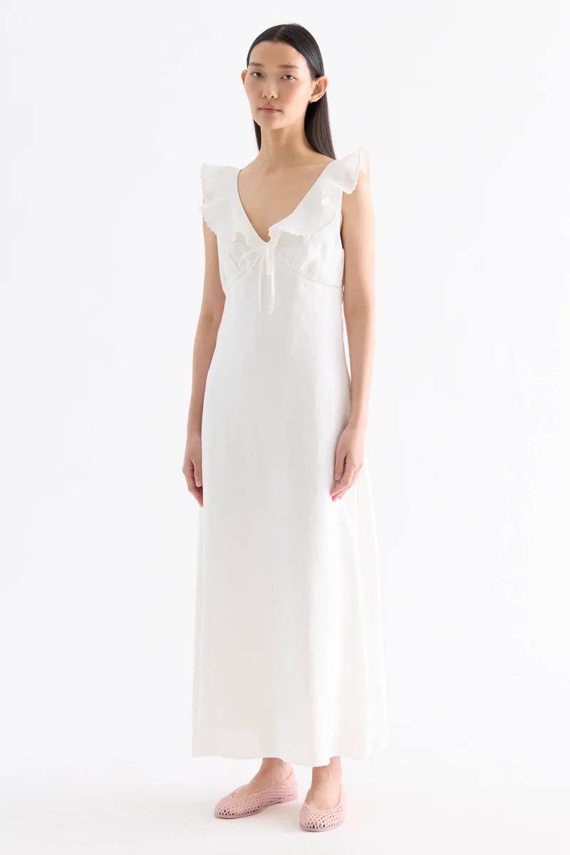 ذا اديتورز ماركت Zenrelda Ruffle-Collar Bustier Dress