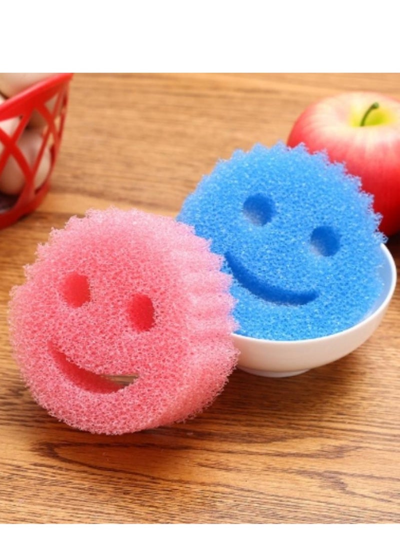 Generic - The special sponge for washing dishes and kitchen dishes is ideal for cleaning different surfaces, four pieces - Image 1