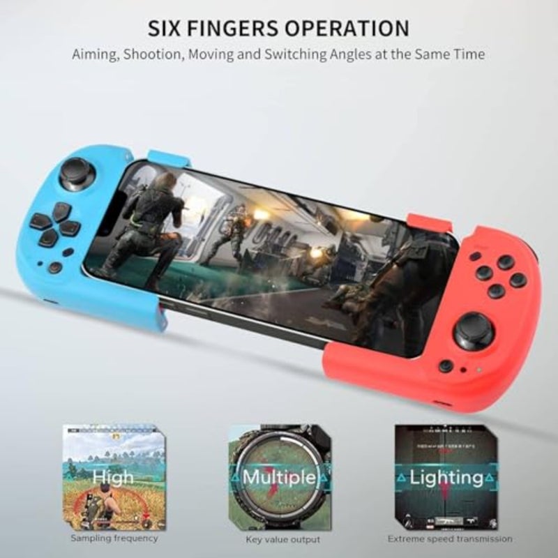 Phone Game Controller for iPhone iOS Android with Magnetic Storage, Mini Pocket Size Gamepad for iPhone 15/14/13, Samsung Galaxy 23/22/21, TCL, One Plus, Call of Duty Mobile, Genshin, Diablo - Image 5