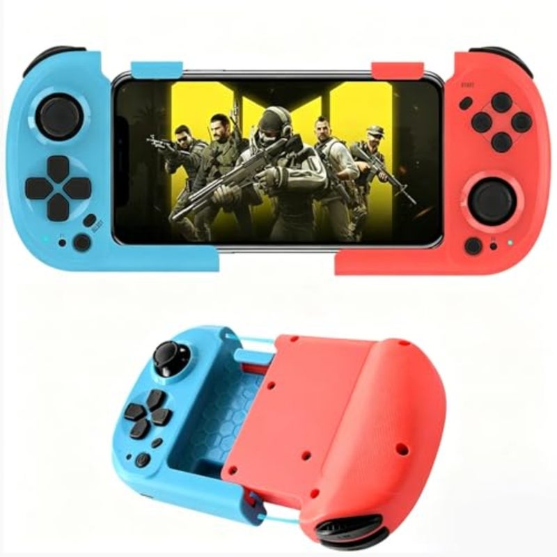 Phone Game Controller for iPhone iOS Android with Magnetic Storage, Mini Pocket Size Gamepad for iPhone 15/14/13, Samsung Galaxy 23/22/21, TCL, One Plus, Call of Duty Mobile, Genshin, Diablo - Image 1