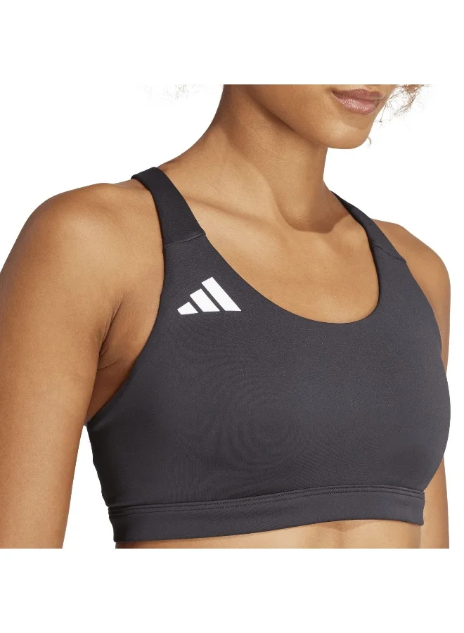 adidas حمالة صدر تدريب أديداس Adizero E MS للنساء - أسود - مقاس XS (A-B)
