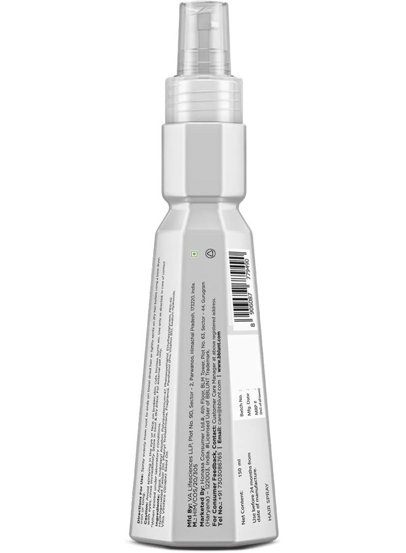 BBLUNT Hot Shot - Heat Protection Hair Mist - 150ml, No Sulphate, No Paraben, No SLS, with Grapeseed Oil & Provitamin B5 - Image 2