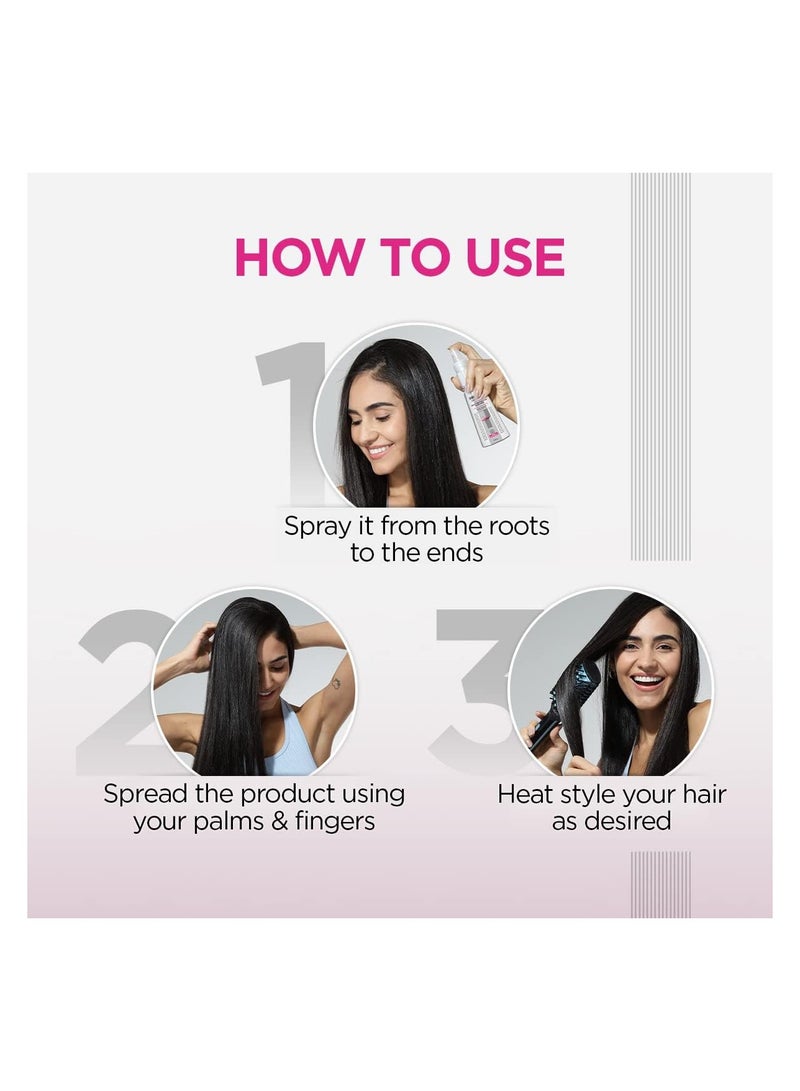 BBLUNT Hot Shot - Heat Protection Hair Mist - 150ml, No Sulphate, No Paraben, No SLS, with Grapeseed Oil & Provitamin B5 - Image 4