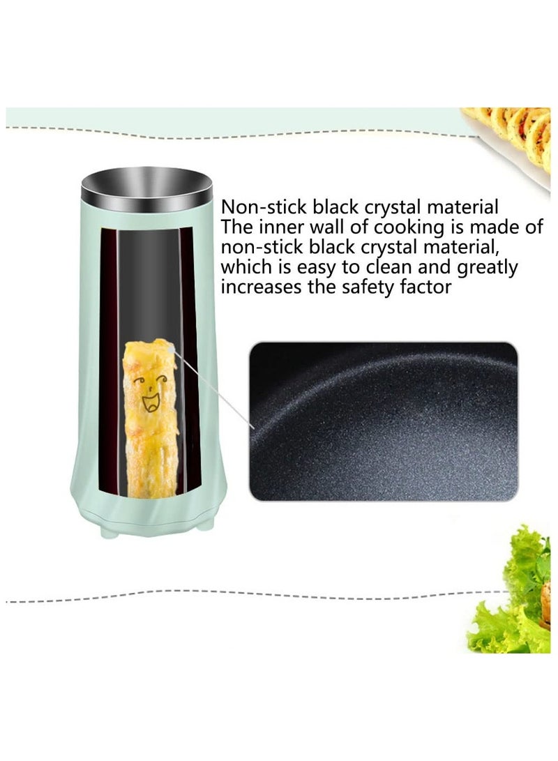 Electric Egg Roll Maker | Automatic Multifunctional Egg Cup Machine | Non-Stick Vertical Breakfast Sausage & Egg Cooker | Mini DIY Egg Roll Machine for Home Kitchen  - Image 4
