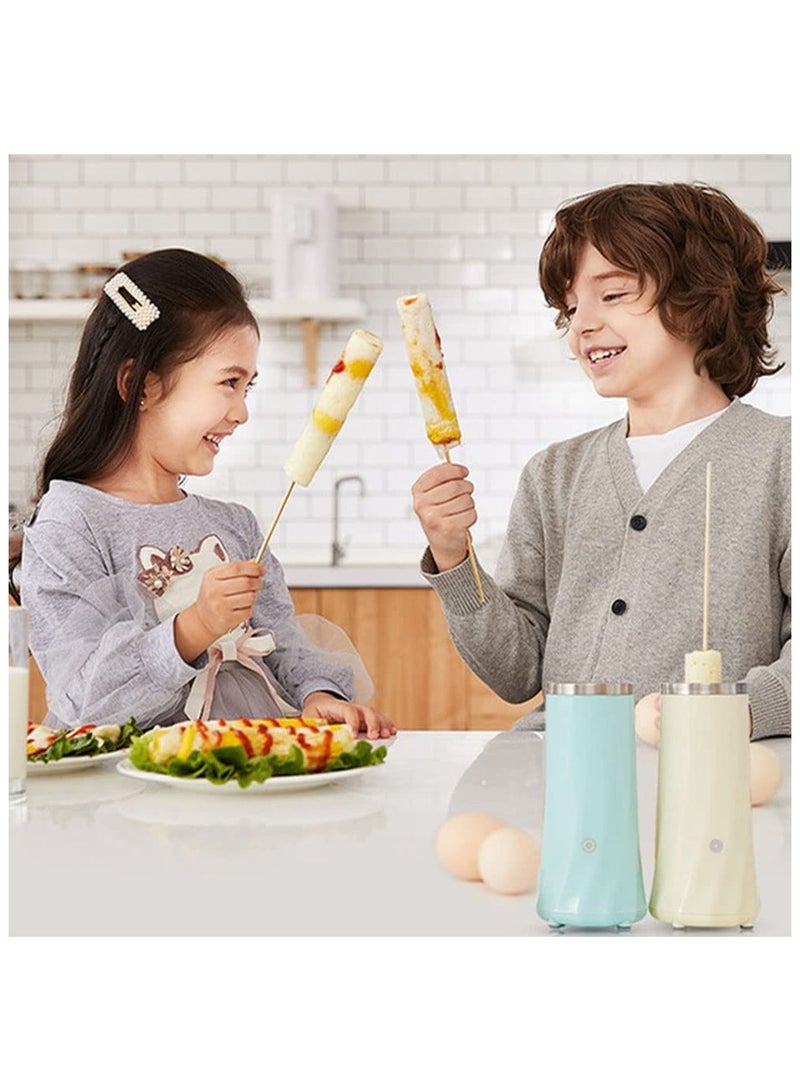 Electric Egg Roll Maker | Automatic Multifunctional Egg Cup Machine | Non-Stick Vertical Breakfast Sausage & Egg Cooker | Mini DIY Egg Roll Machine for Home Kitchen  - Image 2