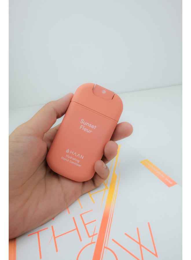 Haan Sunset Fleur Hand Sanitizer - Aromatic & Effective, Kills Germs While Leaving a Warm, Sunset-Inspired Floral Scent (30 ml) - Image 4