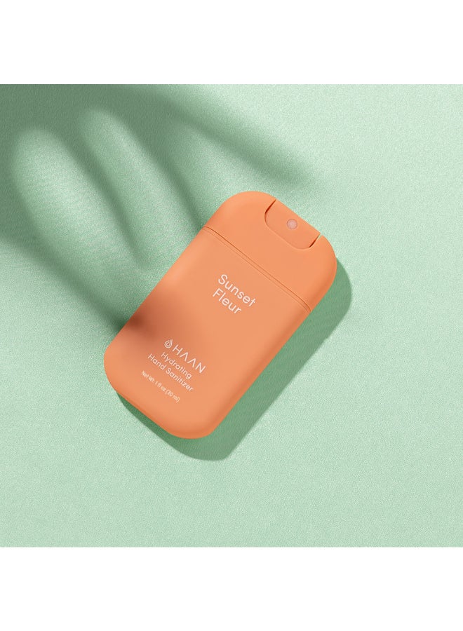 Haan Sunset Fleur Hand Sanitizer - Aromatic & Effective, Kills Germs While Leaving a Warm, Sunset-Inspired Floral Scent (30 ml) - Image 3