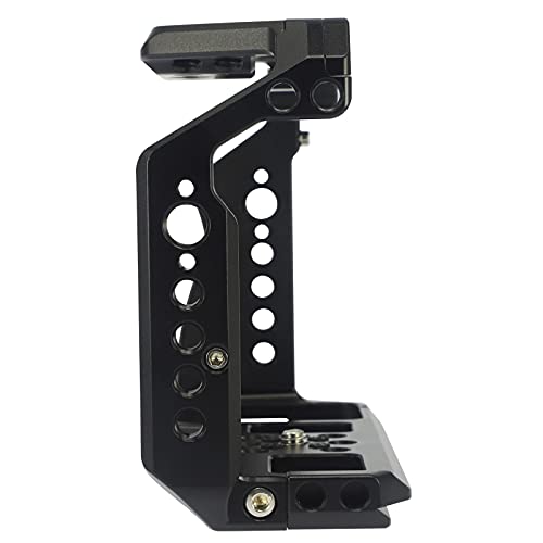 Leftfoto a7s3 a7siii Camera Full Cage for Sony Alpha 7S III / A7S III / A7SIII / A7S3,Extension Mount Microphone Fill Light Bracket Filming Accessories,with Cold Shoe/Wrench - Image 4