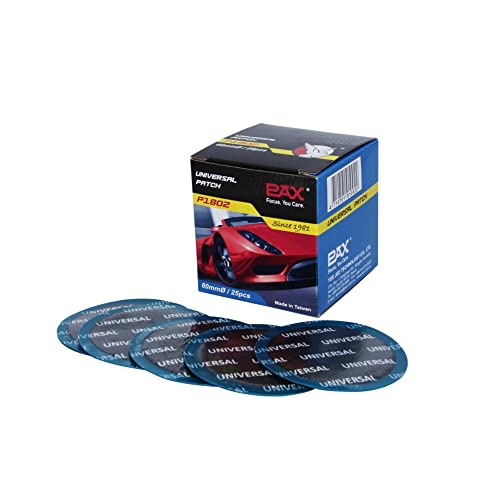 PAX 30 Pcs 42mm Round Universal Tire and Tube Patch Repair Kits, for Radial and Bias Tires Truck, Tractor, Agricultural Vehicles, Motorcycle, BMX, ATVs, River Floating, Inflatable Rubber - Image 1