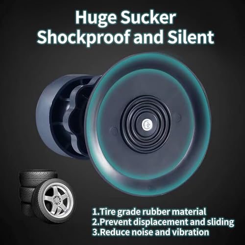 Leawall Upgraded Anti-Vibration Pads – Extra-Large Adjustable Feet for Washer, Dryer & Refrigerator – Shock Absorbing, Noise Cancelling & Pads for Maximum Stability Washing Machine Stand - Image 4