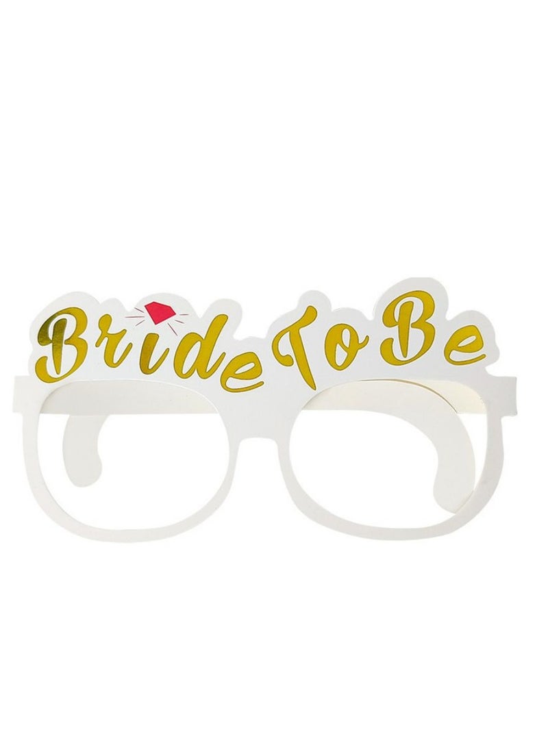 Bride to be Glasses, 7 Pack Hen Do Night Accessories Party Game Props Decoration and Supplies Party Props Glasses Bachelorette Party Supplies - Image 3