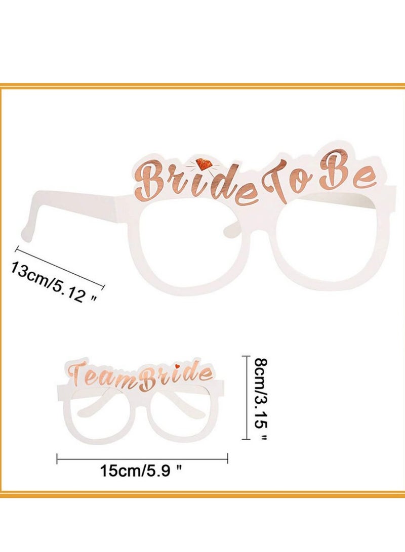 Bride to be Glasses, 7 Pack Hen Do Night Accessories Party Game Props Decoration and Supplies Party Props Glasses Bachelorette Party Supplies - Image 5