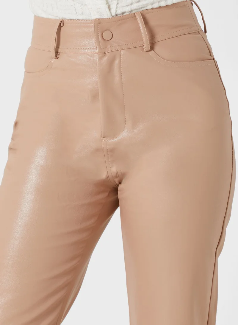 Miss Pap High Waist Straight Pants