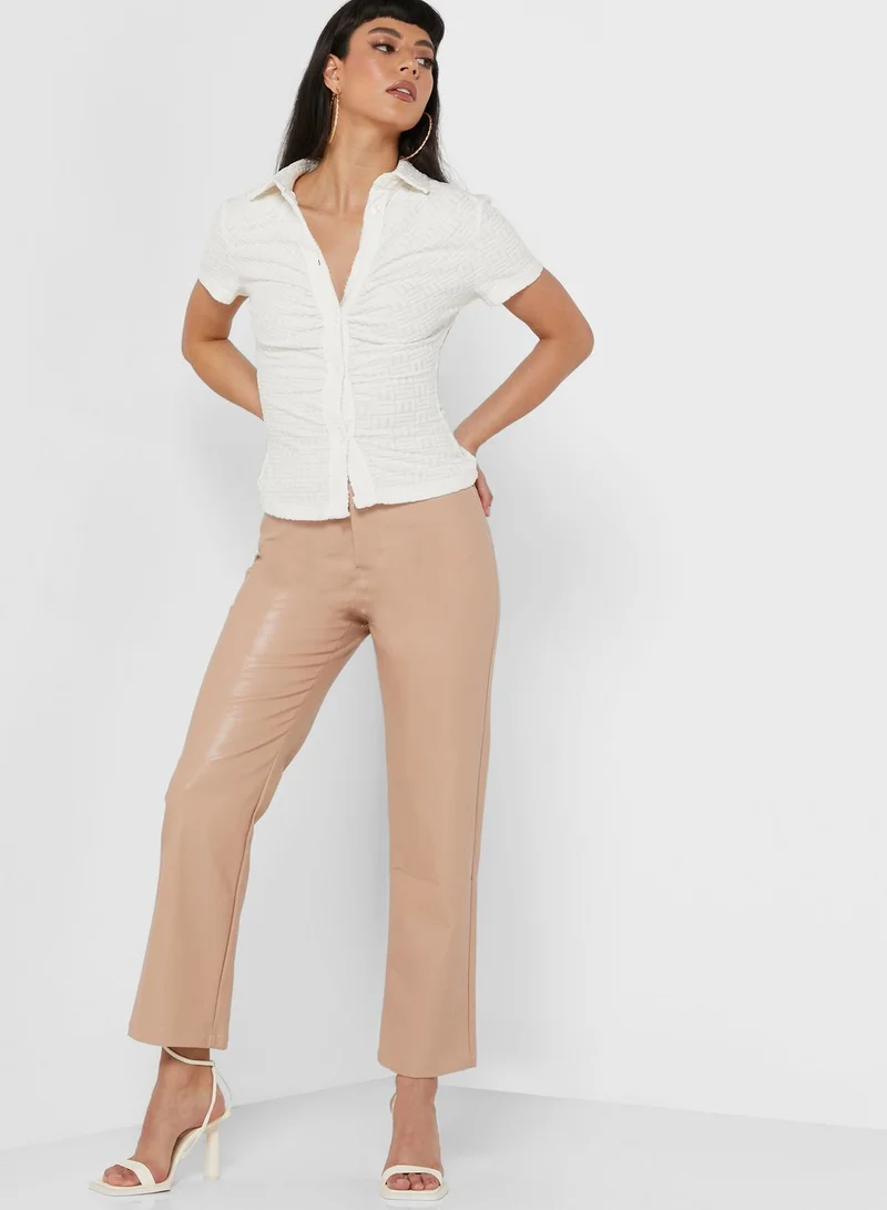 Miss Pap High Waist Straight Pants